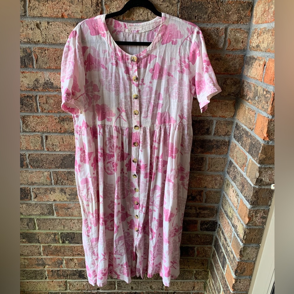 Bombay Paisley pink floral dress